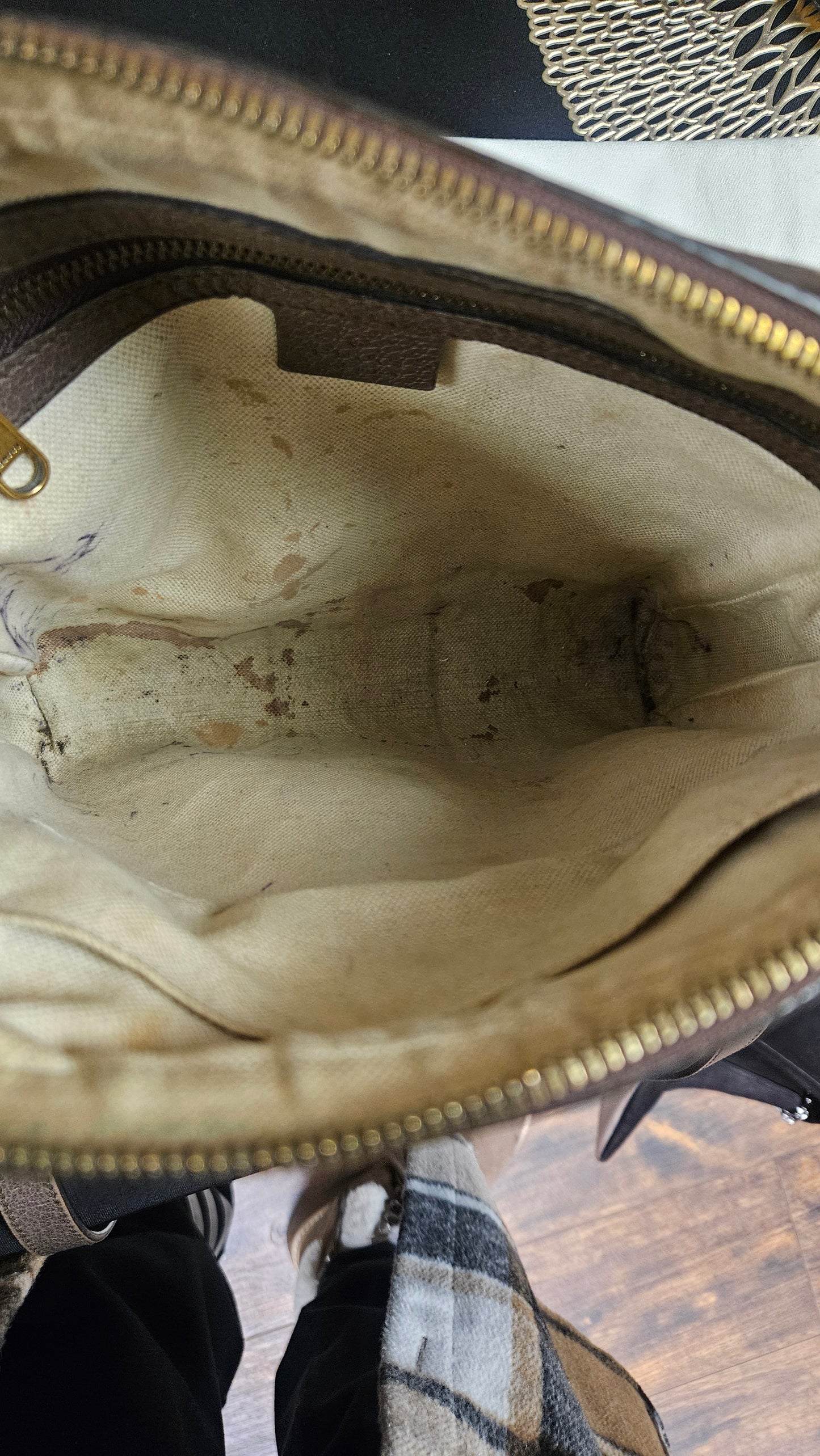 Gently Used Gucci Ophidia Small Messenger Bag