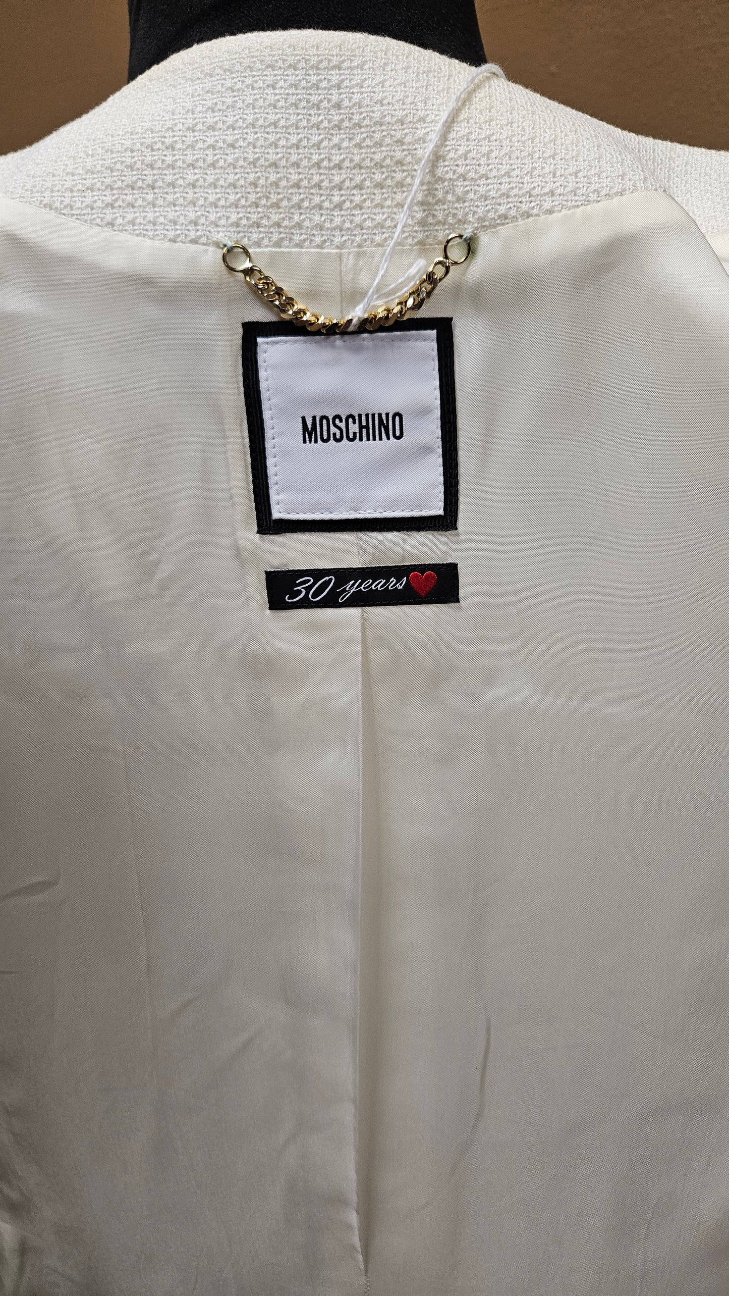 Moschino Cream Dress