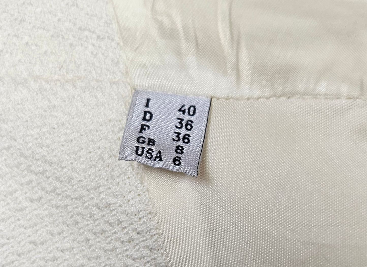Moschino Cream Dress