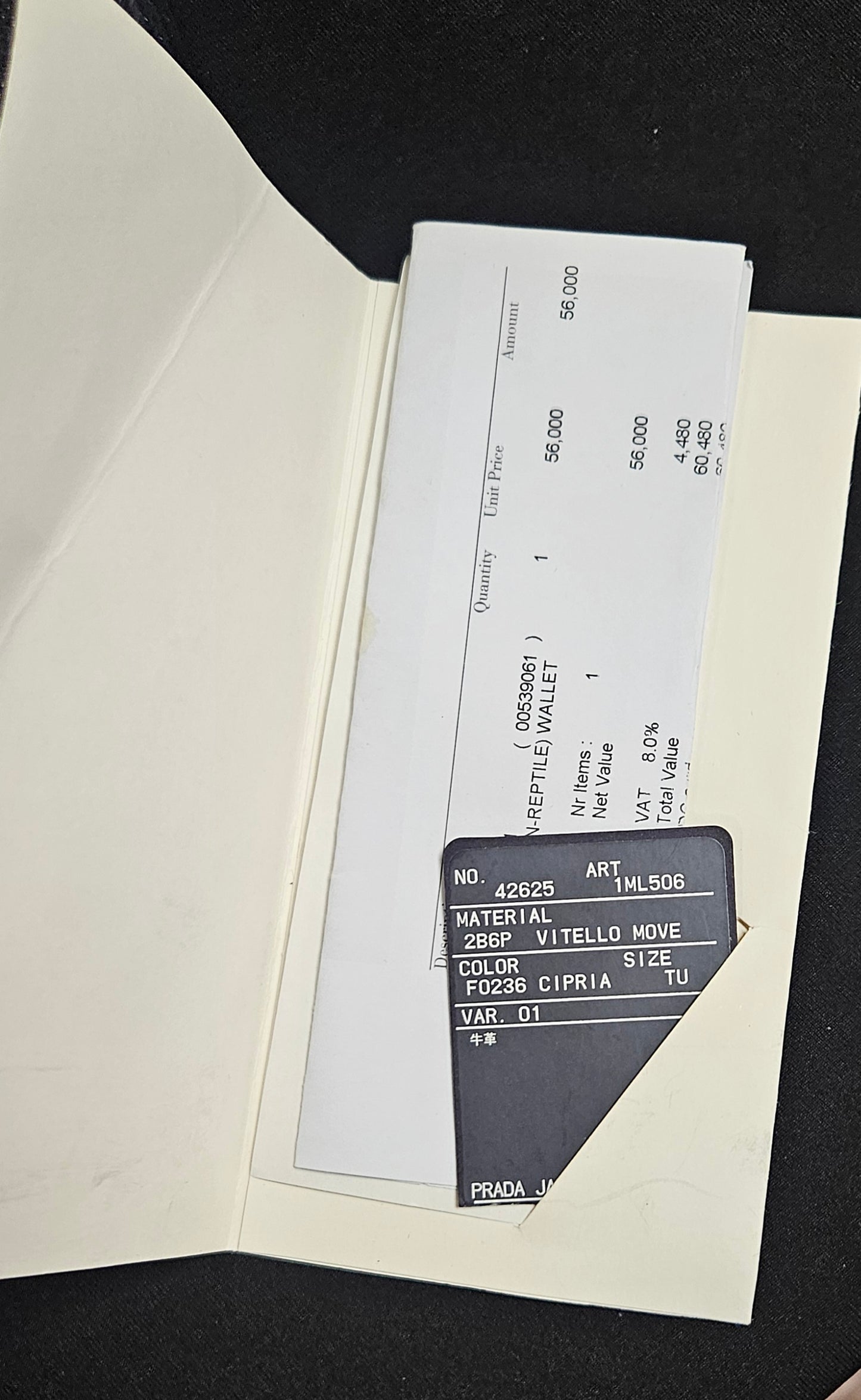 Prada Zip Around Long Wallet
