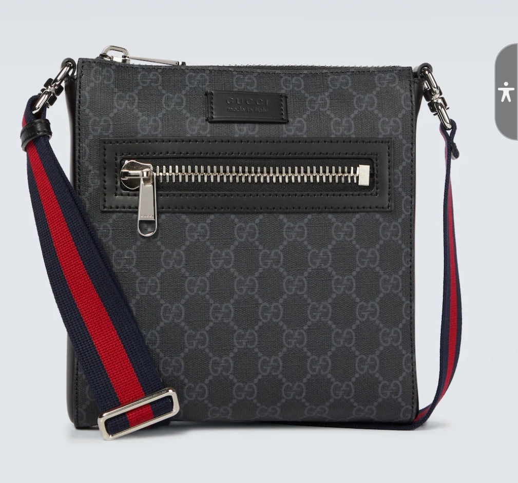 Gucci Messenger GG Supreme Black/Grey