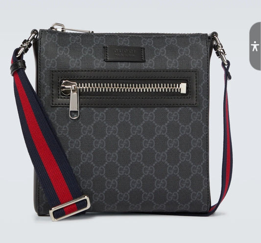Gucci Messenger GG Supreme Black/Grey