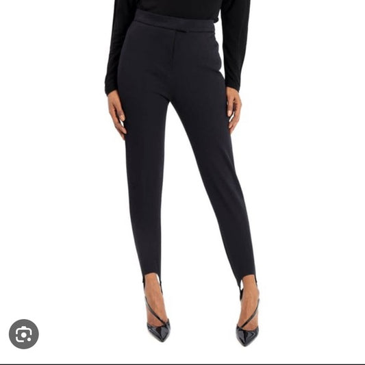Authentic Burberry High Waisted Stirrups in Black with Logo at the bottom, NWT